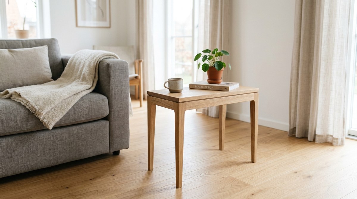 Sådan bygger du dit eget minimalistiske sidebord i eg