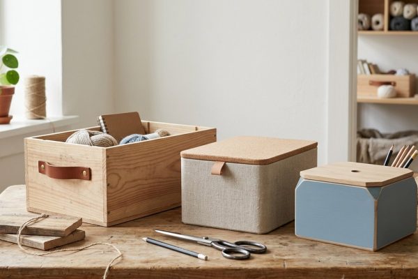 Lav dine egne skandinaviske opbevaringsbokse med genbrugsmaterialer