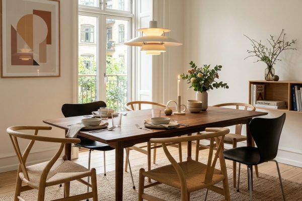 Sådan skaber du en dynamisk spiseplads med ikonisk dansk design