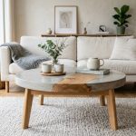 Sådan skaber du et unikt sofabord med beton og træ i skandinavisk stil