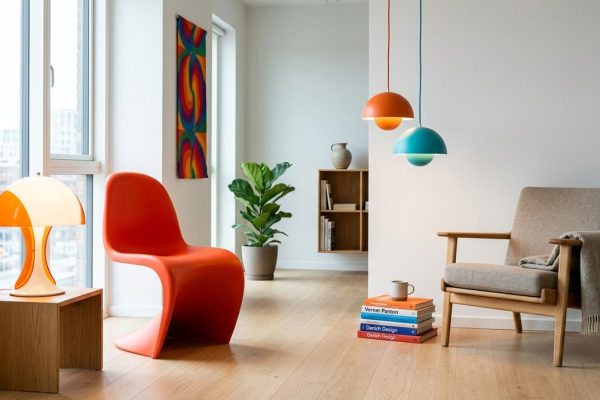 Hvordan Verner Pantons farver og former udfordrede det traditionelle danske design